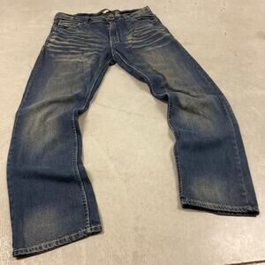 Y2K faded Life Denim relaxed Jeans 32x32